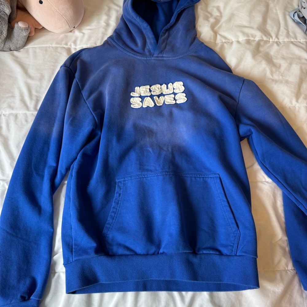 forty-six ten blue hoodie